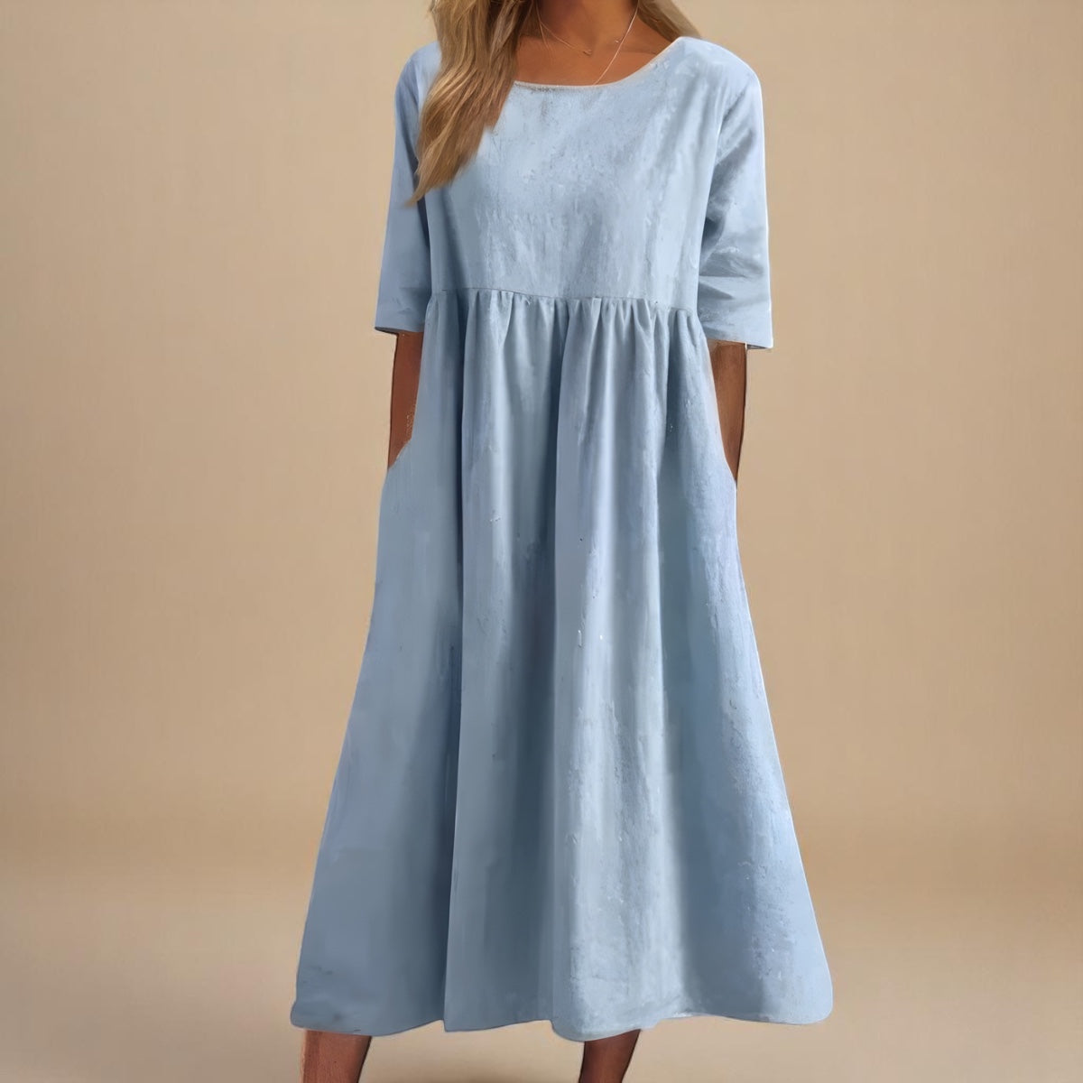 Miranda | Classic Mid Sleeve Dress