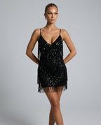 Ruby Tindall | Sequin Fringe Mini Dress For Women