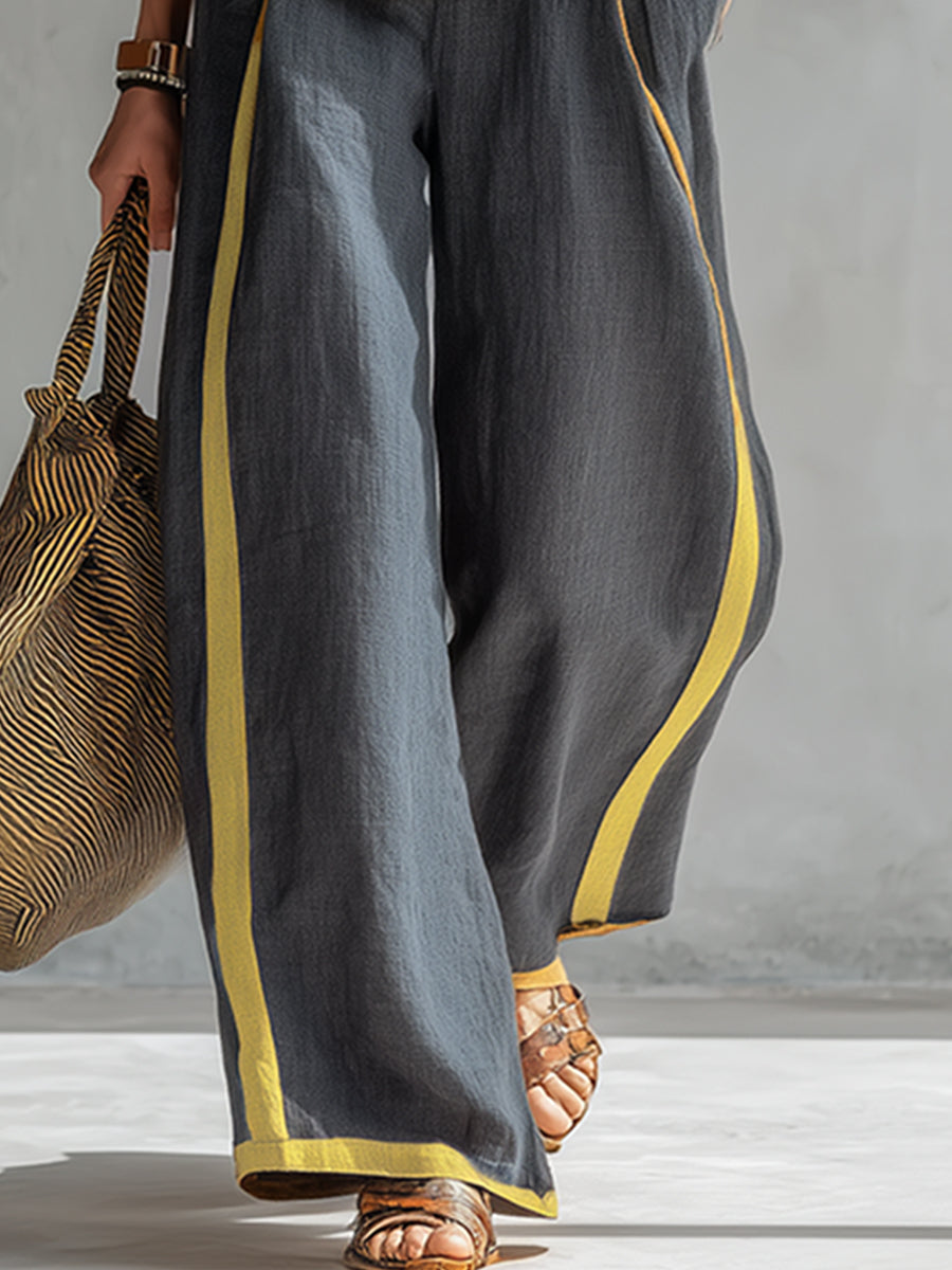 Ivy Blackwell | Linen Look Two-Piece Set For Women