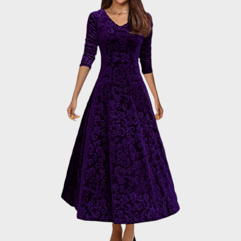 Debbie | Velvet Holiday Dress