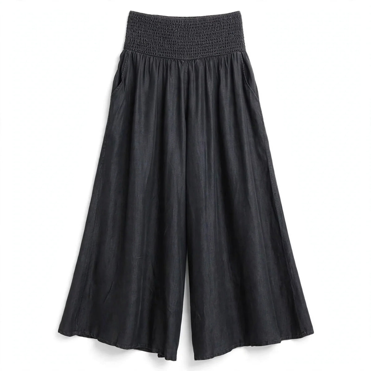 Beatrice Lonsdale | Linen Look Maxi Skirt With Elastic Waist For Women