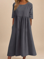 Miranda | Classic Mid Sleeve Dress