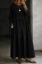 Everyday Denim Dress in Sizes S to 3XL