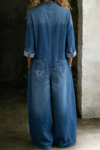 Denim Jumpsuit for Women | Casual One Piece Outfit
