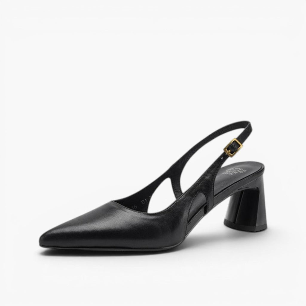 Cielle Leather Slingback Heels