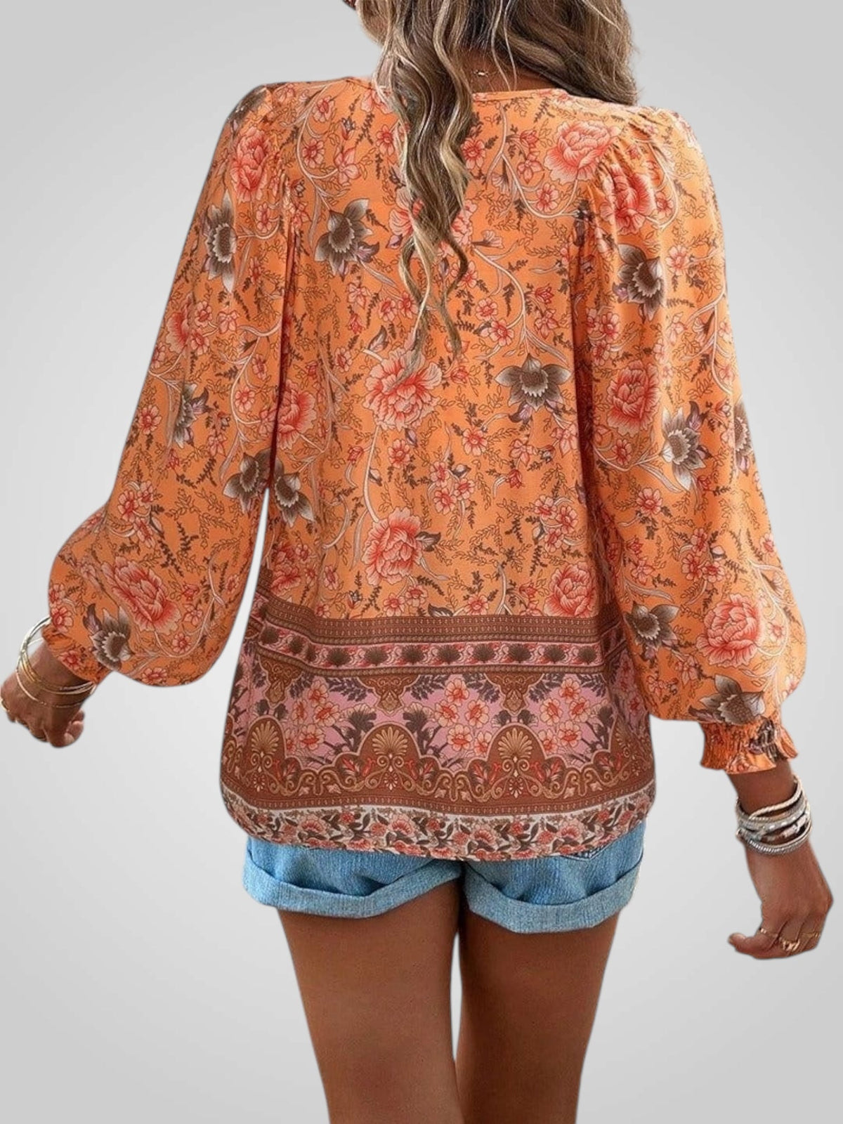 Hoya | Bohemian Blouse with Flowers