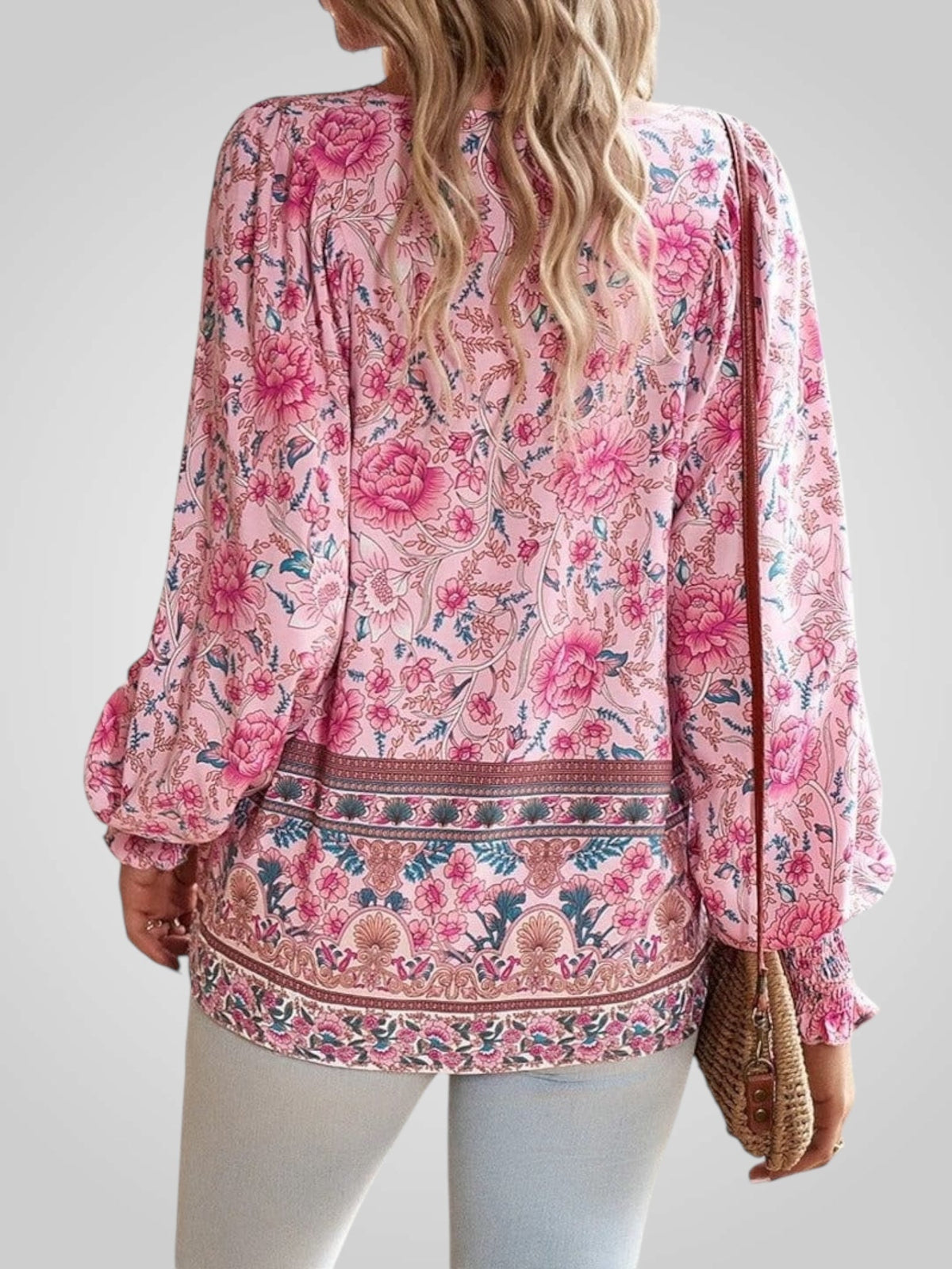 Hoya | Bohemian Blouse with Flowers