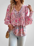 Hoya | Bohemian Blouse with Flowers