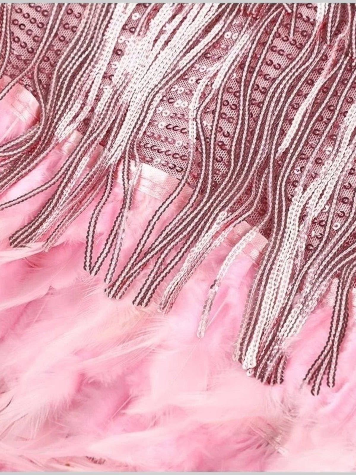 Matilda | Feathered Mini Dress