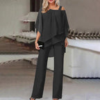Giovanna Ricci | Elegant Layered Two-Piece Set For Women