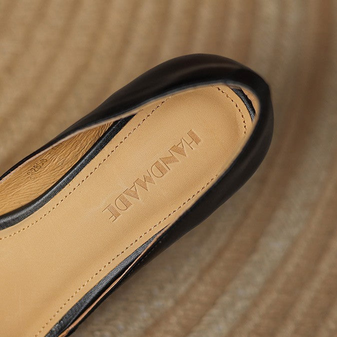 Ceyra | Women's Leather Kitten Heels