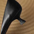 Ceyra | Women's Leather Kitten Heels