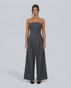 Bianca Laurent | Strapless Wide Leg Jumpsuit For Women