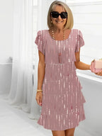 Rosie | Floral Tiered Chiffon Dress
