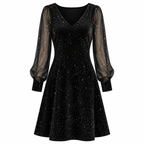 Tara Middleton | Cocktail Dress With Sheer Sleeves For Women
