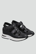Women's Platform Sandals with Adjustable Straps and Cushioned Sole