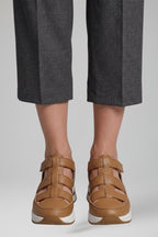 Women's Platform Sandals with Adjustable Straps and Cushioned Sole