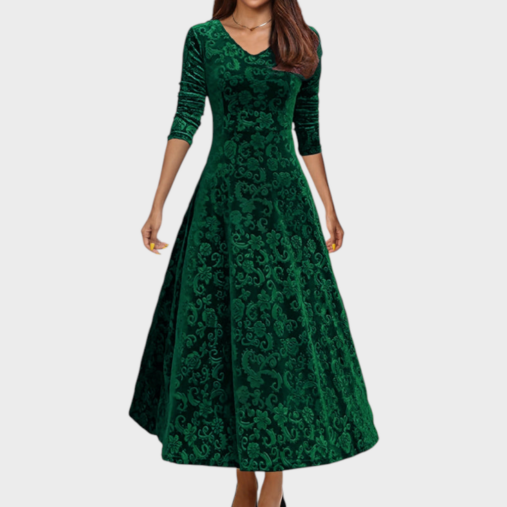 Debbie | Velvet Holiday Dress