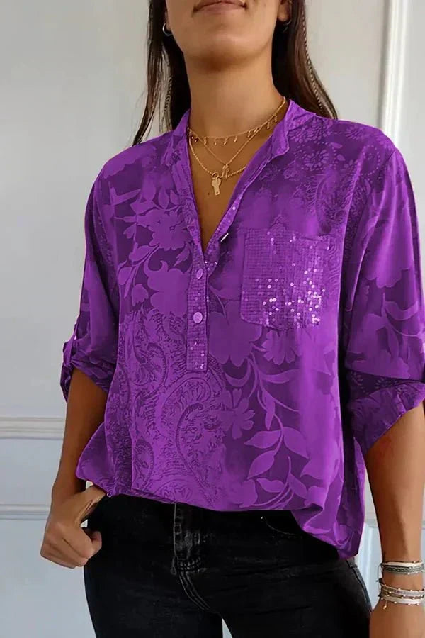 Pauline | Elegant Sequin Top
