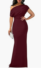 Isla Turner | One-Shoulder Maxi Party Dress For Women
