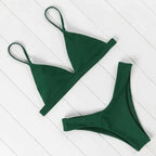 Tahlia Brooks | Hot Pink Triangle Bikini Set For Women